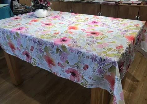 Vinyl Flannel Tablecloths for Everyday Use